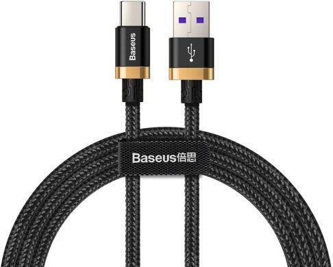 

USB кабель Baseus Purple Gold Red HW flash charge cable USB For Type-C 40W 1m Gold black, Золотистый