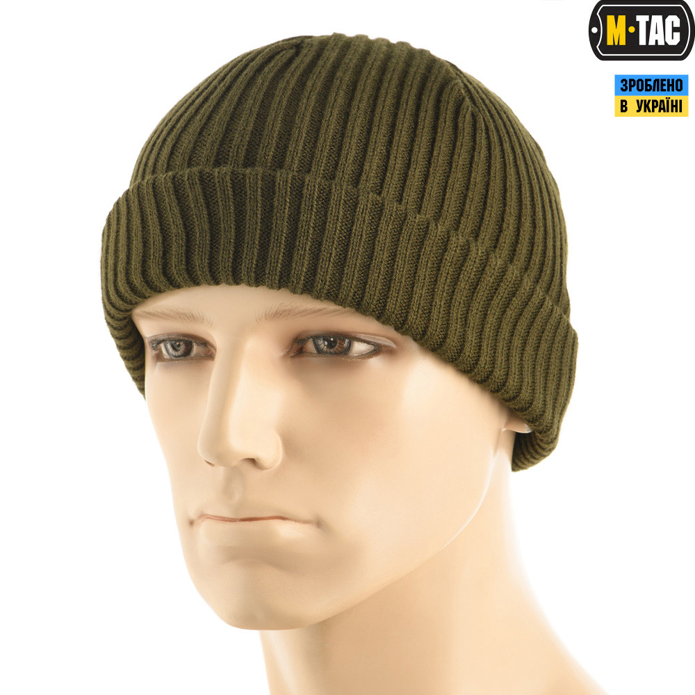 

M-Tac шапка вязаная 100% акрил Dark Olive L/XL