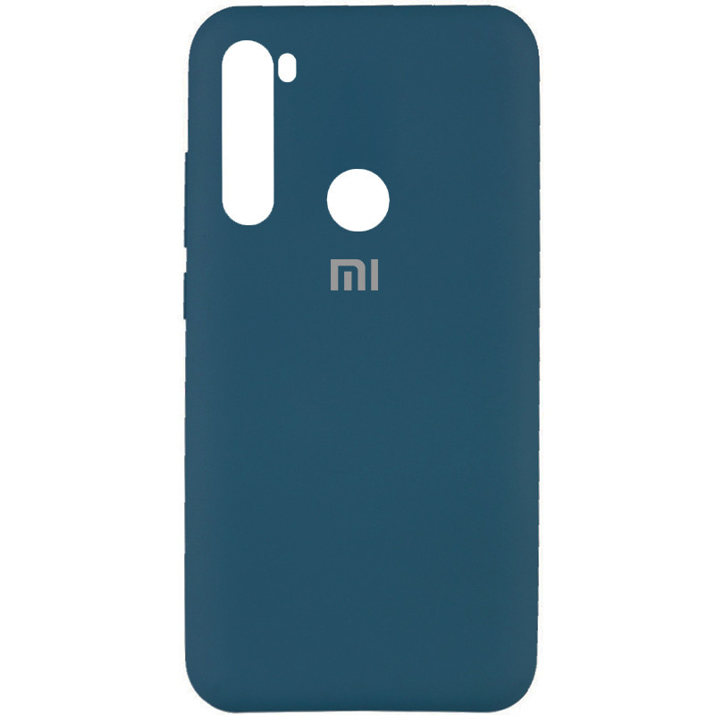 

Чехол Silicone Cover Full Protective (AA) для Xiaomi Redmi Note 8, Синий / cosmos blue