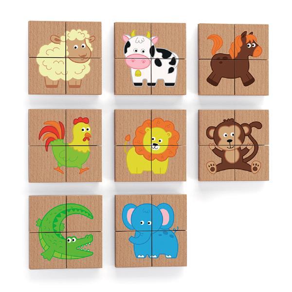 

Магнітні пазли Viga Toys Звірятка, 32 ел. (50722