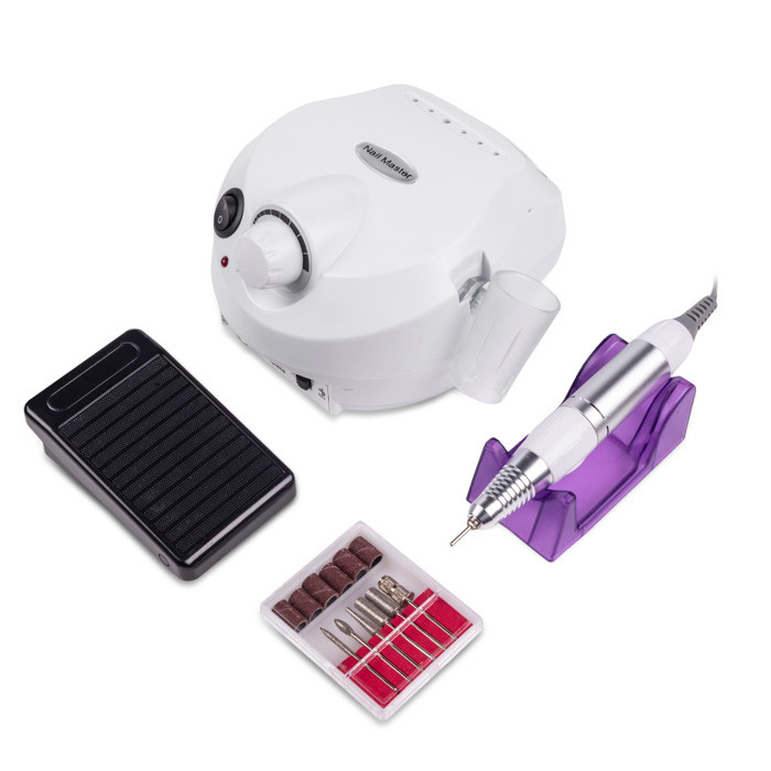 

Фрезер для маникюра Nail Drill ZS-601 PRO WHITE, 45 Вт, 35000 об\мин, Белый