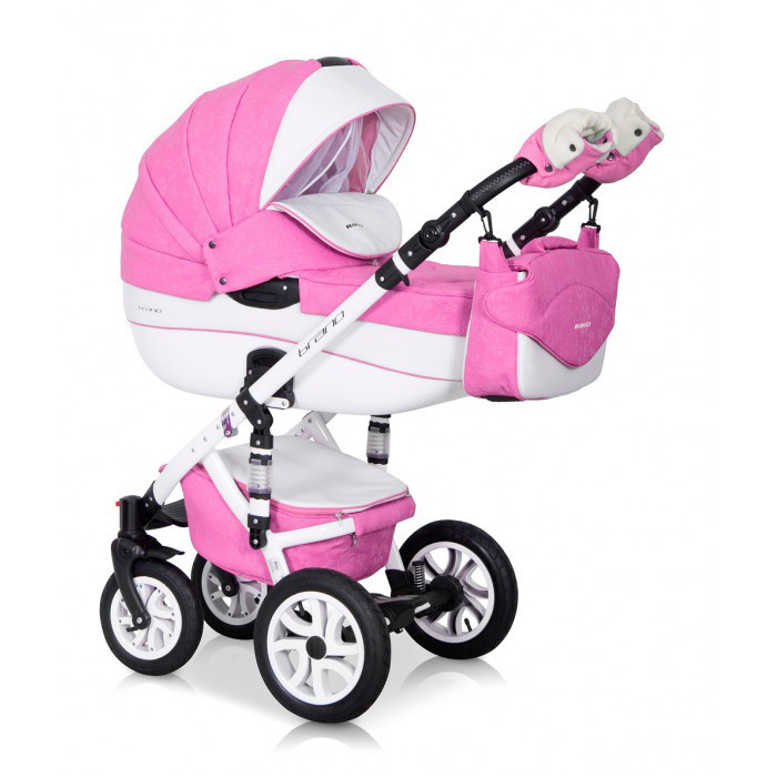 

Коляска 2 в 1 Riko Brano Ecco 18 Baby Pink, Розовый