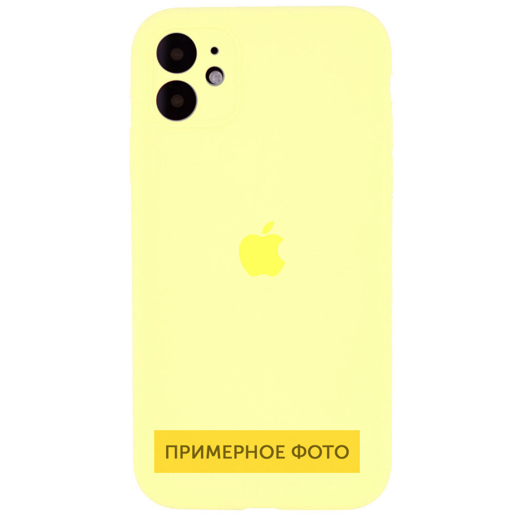 

Чехол Silicone Case Square Full Camera Protective (AA) для Apple iPhone 7 / 8 / SE (2020) (4.7"), Желтый / mellow yellow