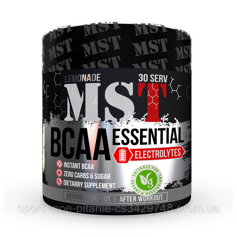 

BCAA MST BCAA Essential Electrolytes, 240 грамм Ананас