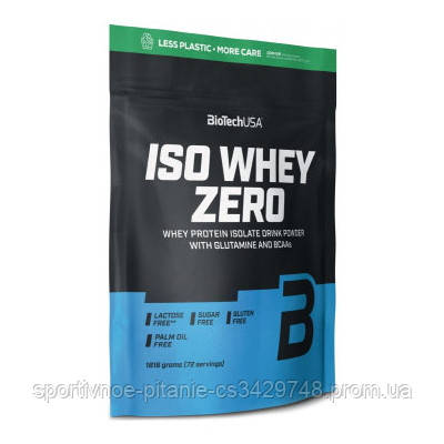 

Протеин BioTech Iso Whey Zero, 1.8 кг Ваниль корица