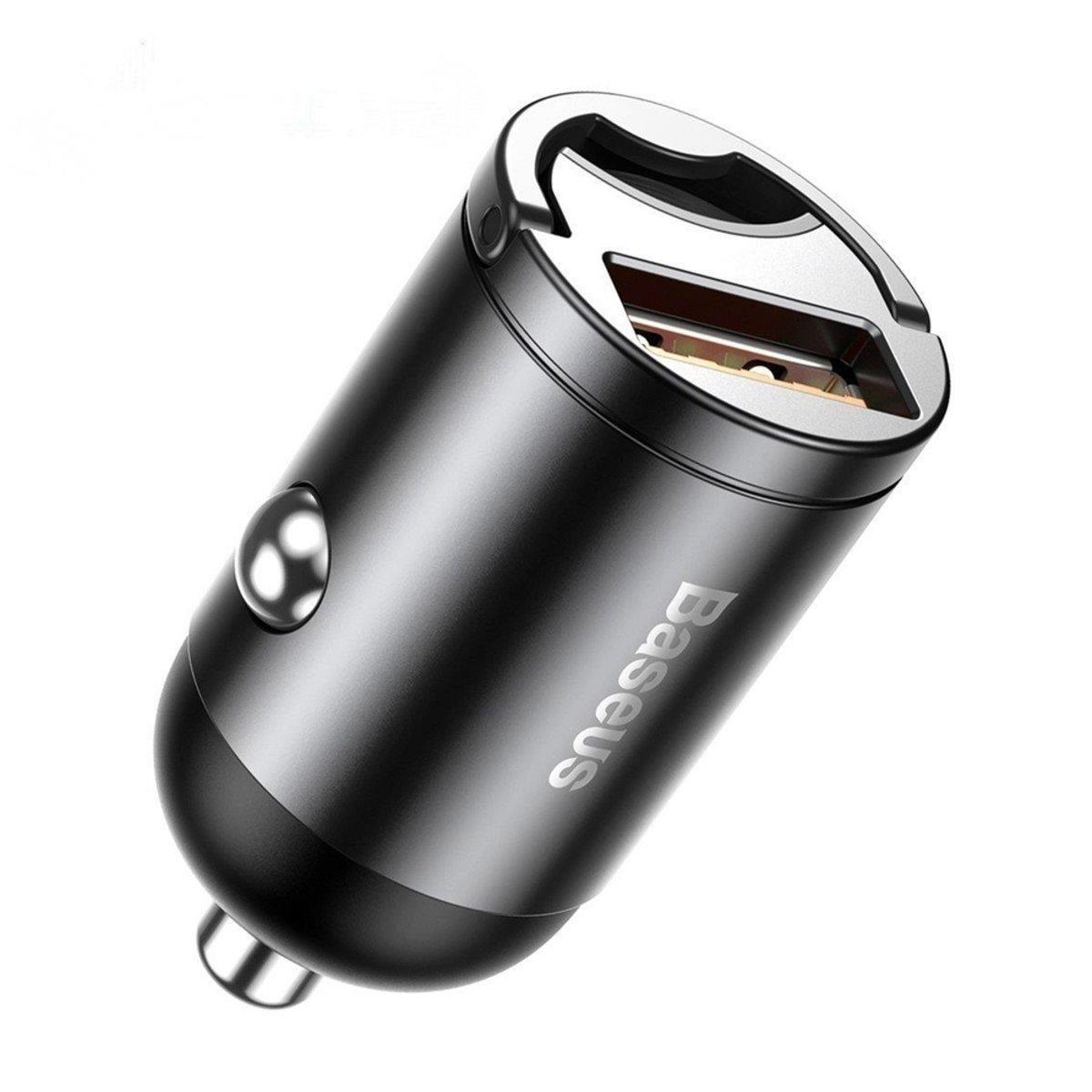 

Автомобільний зарядний пристрій Baseus Tiny Star Mini Quick Charge Car Charger USB Port 30W Gray