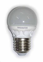 Лампа светодиодная 4.5W Е27 4100К Ceramic 330LM, 220V, 120° Numina
