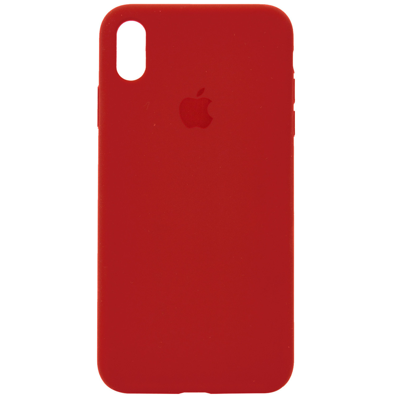 

Чехол Silicone Case Full Protective (AA) для Apple iPhone X (5.8") / XS (5.8"), Красный / dark red