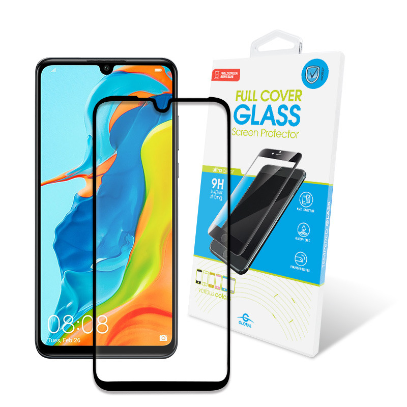 

Защитное стекло Global для Huawei P30 Lite Full Glue Black (1283126492891)