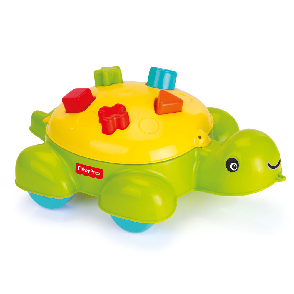 

Детская ручная каталочка Fisher-Price с сортером "Веселая черепашка"