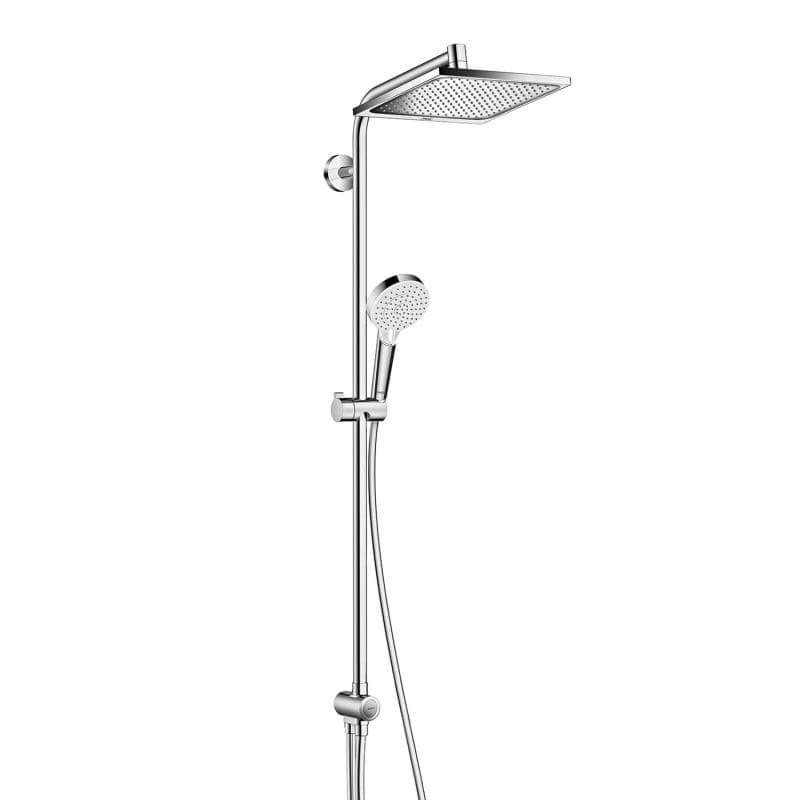 

27289000 Hansgrohe Crometta E 240 1jet Showerpipe Reno EcoSmart Душевая система