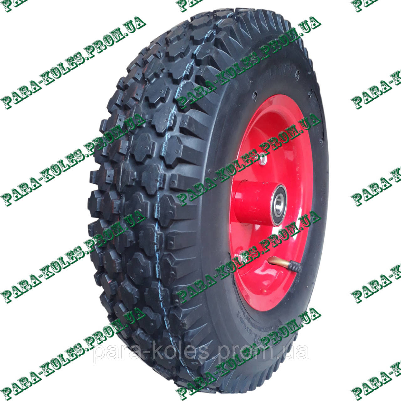 

Колесо для тачки 4.10/3.50-6 "DELI TIRE" (Индонезия) пневматическое, под ось 16 мм, с толстой шиной