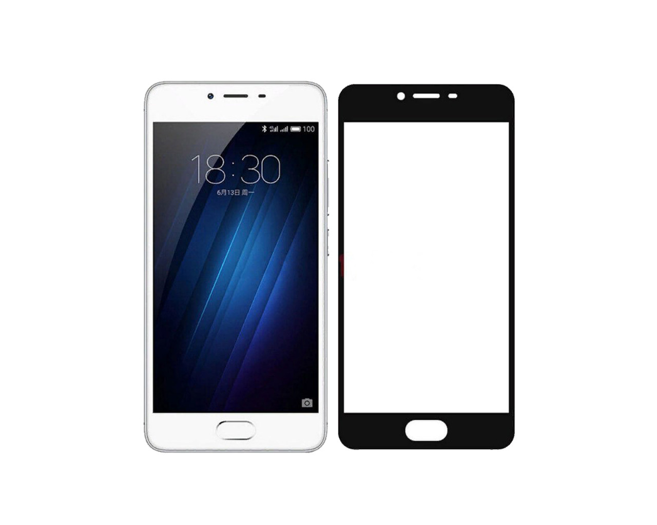 

Защитное 3D стекло Full Cover для Meizu M5 Black (1944), Черный