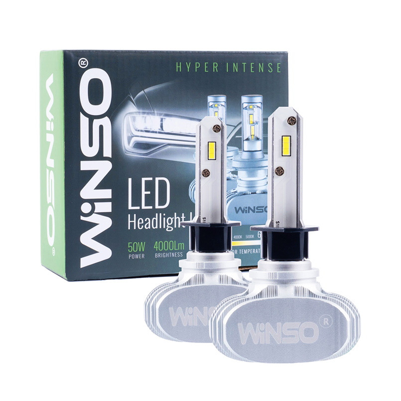 

LED автолампа Winso H1 12/24V 6000К 4000Lm 50W CSP Cree Chip 19х19