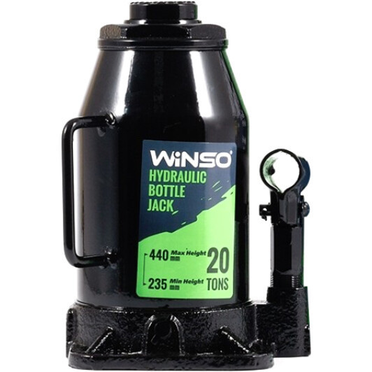 

Домкрат Winso Hydraulic Bottle Jack вертикальный (бутылочный) гидравлический 20 т