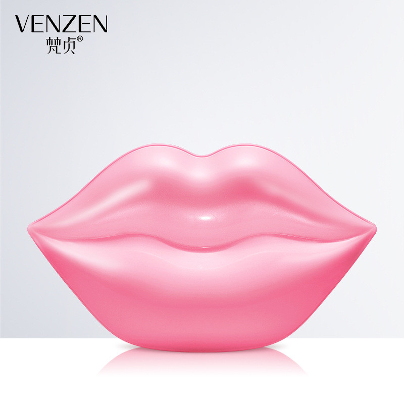 Патчи для губ с гиалуроновой кислотой в банке VENZEN Double Moisturizing Lip Mask (60г/20шт)