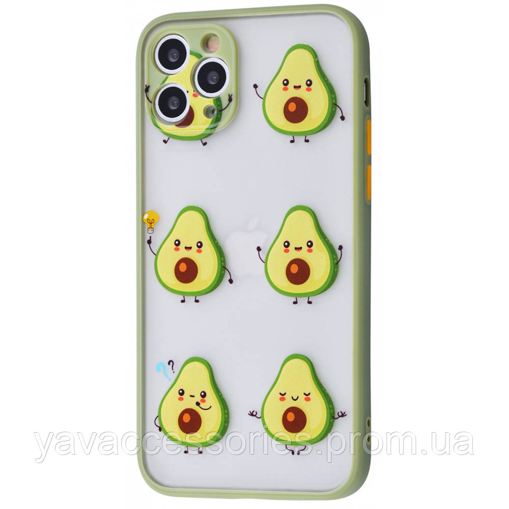 

WAVE Cartoon Case (PC+TPU) iPhone 11 foxy_eyes avocado_mint_gum