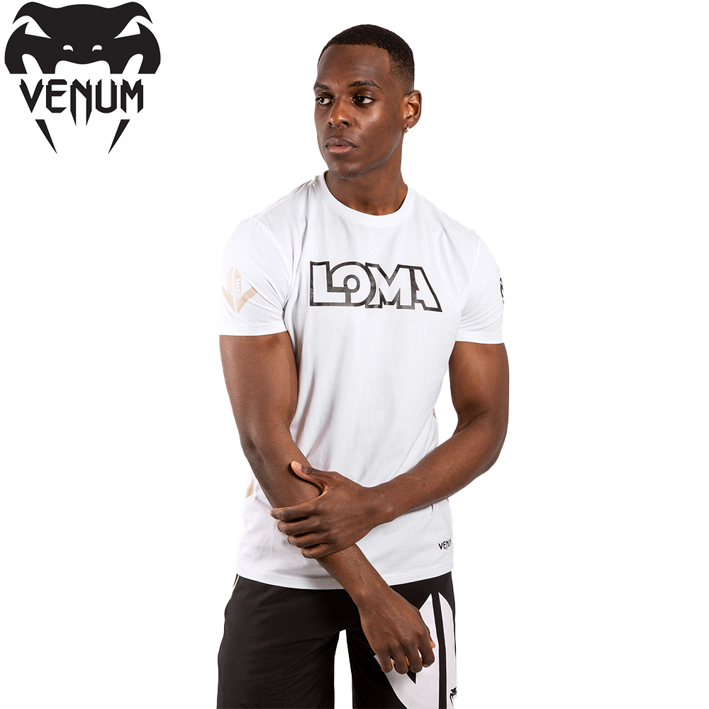 Футболка мужская Venum Origins T-shirt Loma Edition White Black