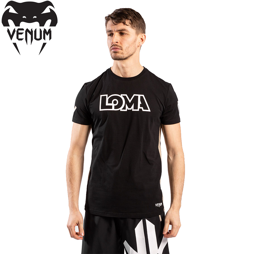 Футболка спортивная мужская Venum Origins T-shirt Loma Edition Black W