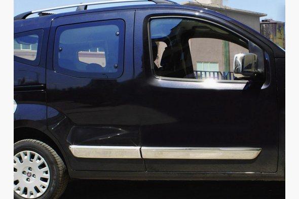 

Молдинг дверной (4 шт, нерж.) Carmos - Турецкая сталь - Fiat Fiorino/Qubo 2008↗ гг.