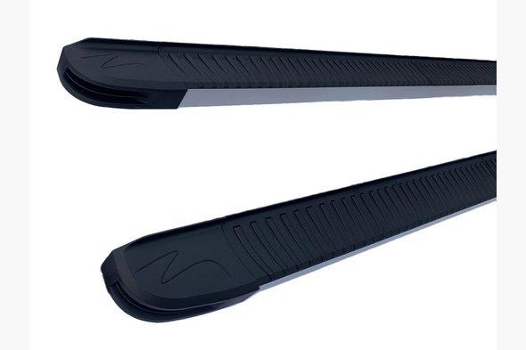 

Боковые пороги Maya V1 (2 шт., алюминий) Короткая база - Nissan Interstar 2004-2010 гг.