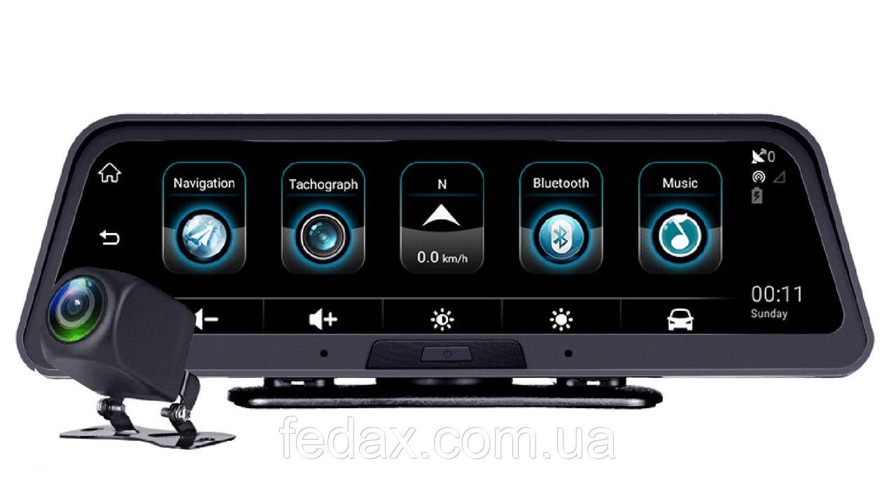 

Видеорегистратор зеркало 10" Андроид 2 камеры ANSTAR E98