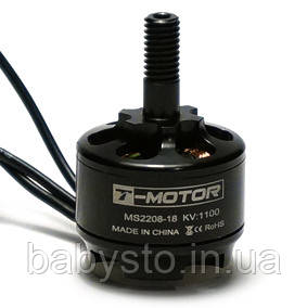 

Мотор T-Motor MS2208-18 KV1100 2-3S 110W для мультикоптеров