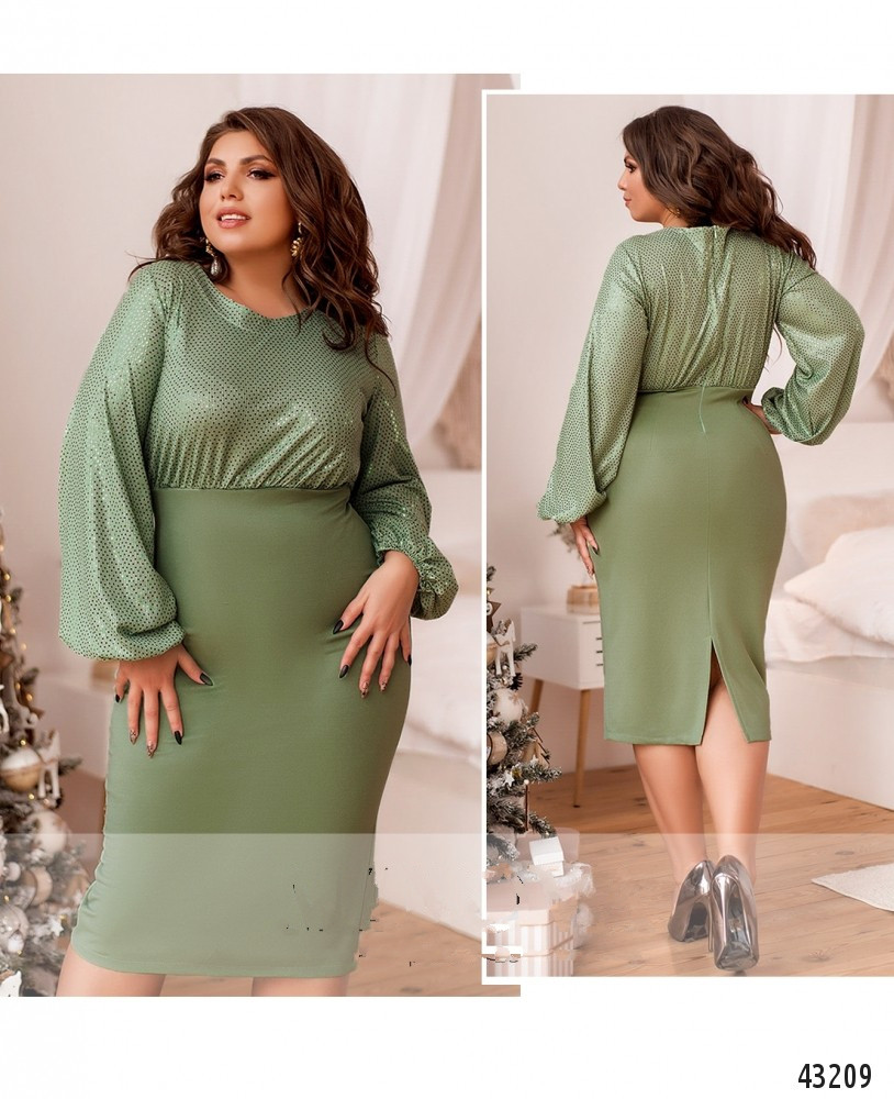 Платье №935-оливка Размеры: 46-48,50-52,54-56