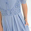 Ошатне блакитне плаття №1098-блакитний Розміри 42,44,, фото 4
