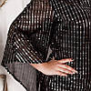 Сукня №2088Б-чорний-срібло Розміри: 46-48, фото 3