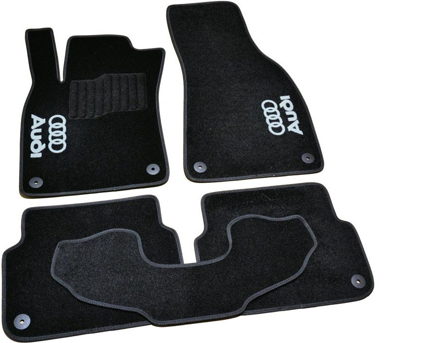 

Коврики в салон ворсовые для Audi A6 С6 (2006-2011) 2,7D;3,0D; 2,4І /Чёрные 5шт, Черный