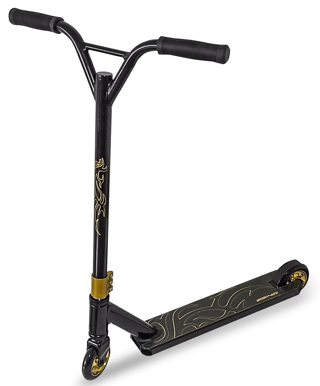 

Самокат SportVida Stunt RS9 SV-WO0004 Black/Gold, Черный/золотой