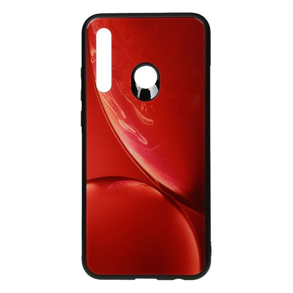 

Накладка для Huawei P Smart Plus 2019 TOTO Print Glass Space Case Red