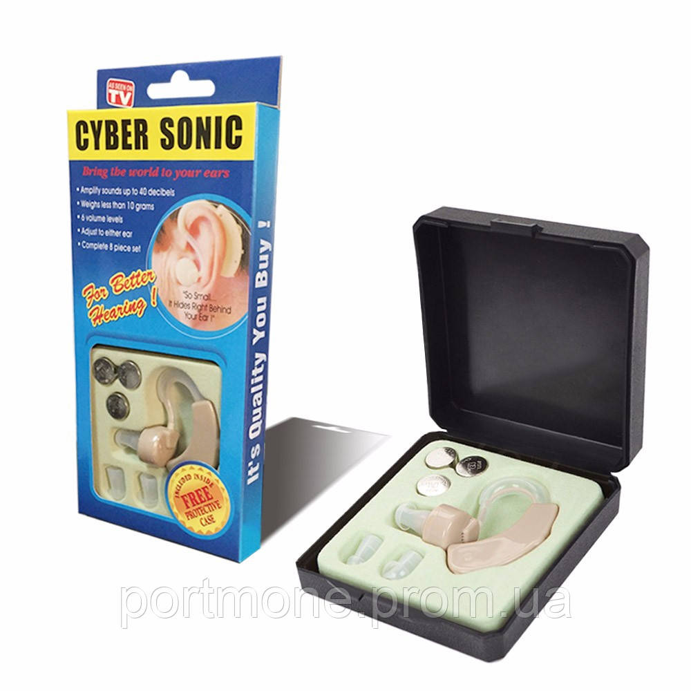 

Слуховой аппарат Cyber Sonic заушный Телесный R0182, КОД: 948520