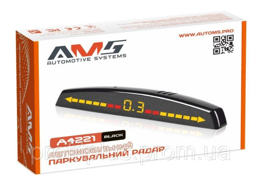 

Парковочный радар AMS AF4221 Black P12223, КОД: 2397724