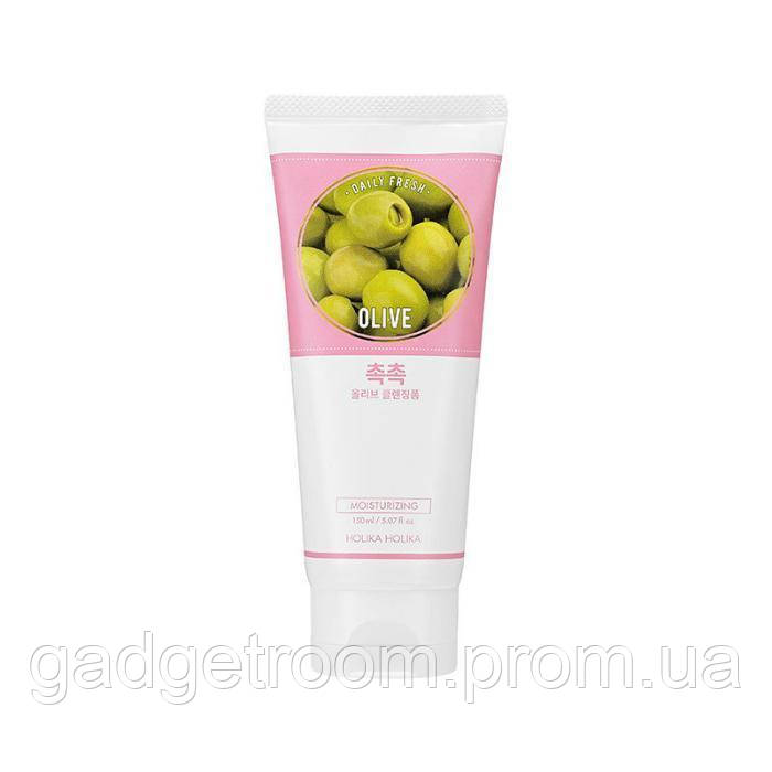 

Очищающая пенка для лица с оливой Holika Holika Daily Fresh Cleansing Olive Cleansing Foam 150 мл, КОД