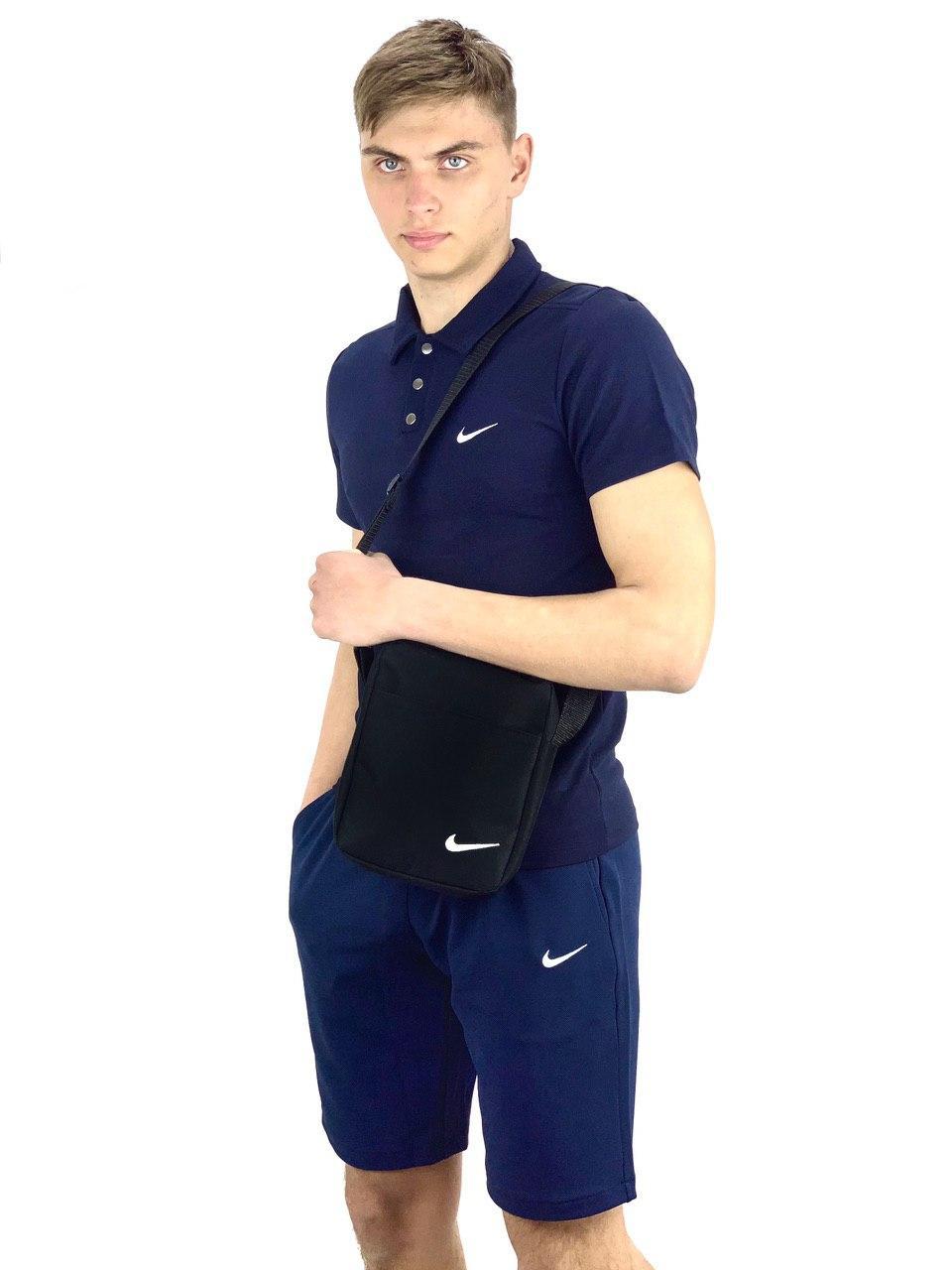 

Комплект Футболка Polo + Шорты + Барсетка Nike Реплика XXL Синий KomNikeBlue1 5, КОД: 1676327