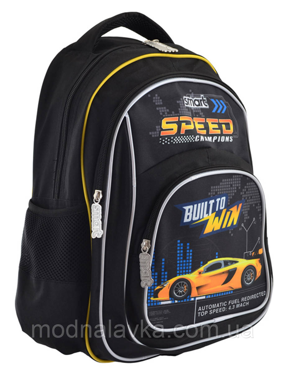 

Рюкзак шкільний Smart ZZ-01 Speed Champions Чорний 556817, КОД: 1247963, Черный