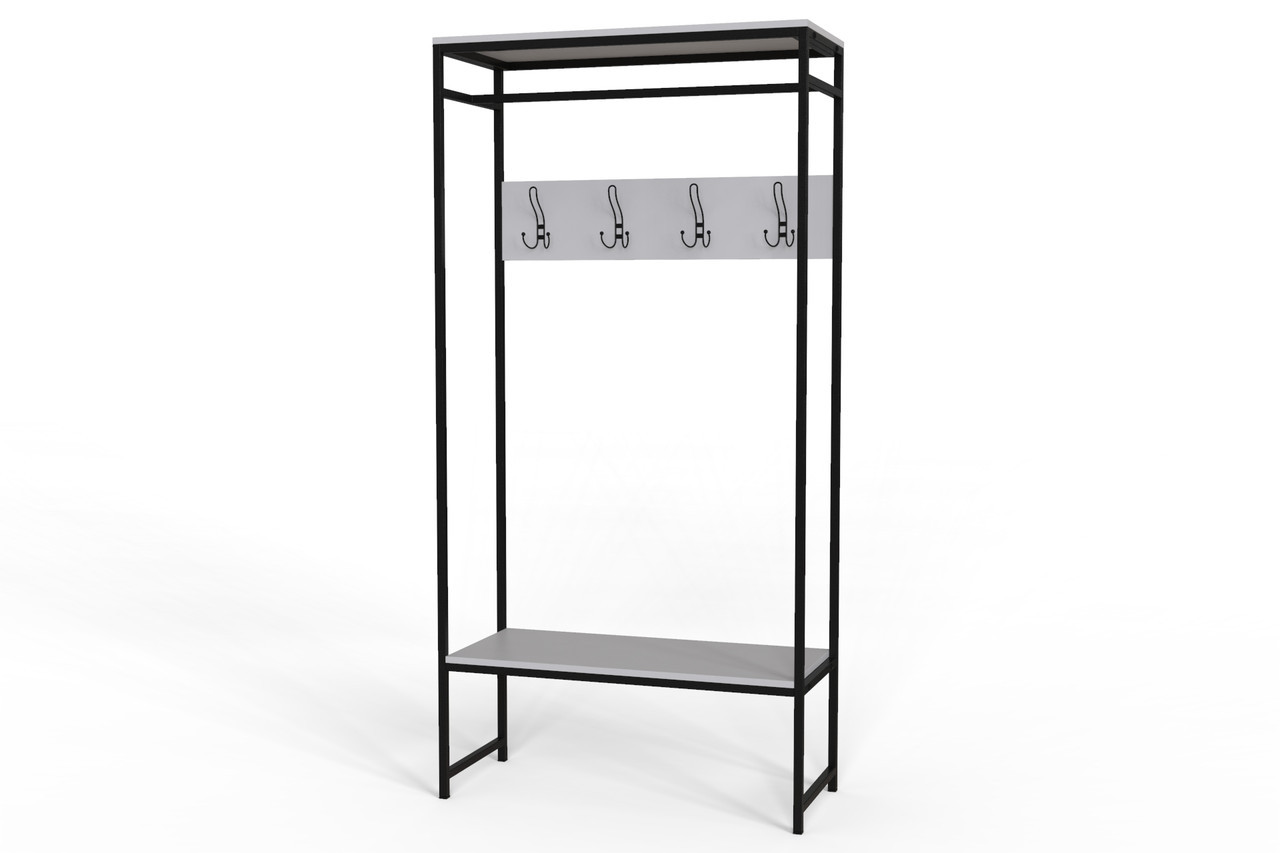 

Вешалка напольная Ferrum-decor Трелис 14 180x90x38 см Черный Белый XK00307, КОД: 1779230