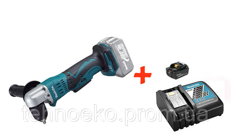 

Аккумуляторная угловая дрель Makita DDA351Z+акк.18V 5 Ah+быстрозарядное ЗУ DDA351RT, КОД: 2448812