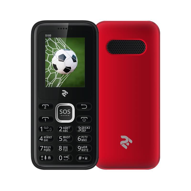 

2E S180 Dual Sim Red 680051628660, КОД: 1888160, Красный