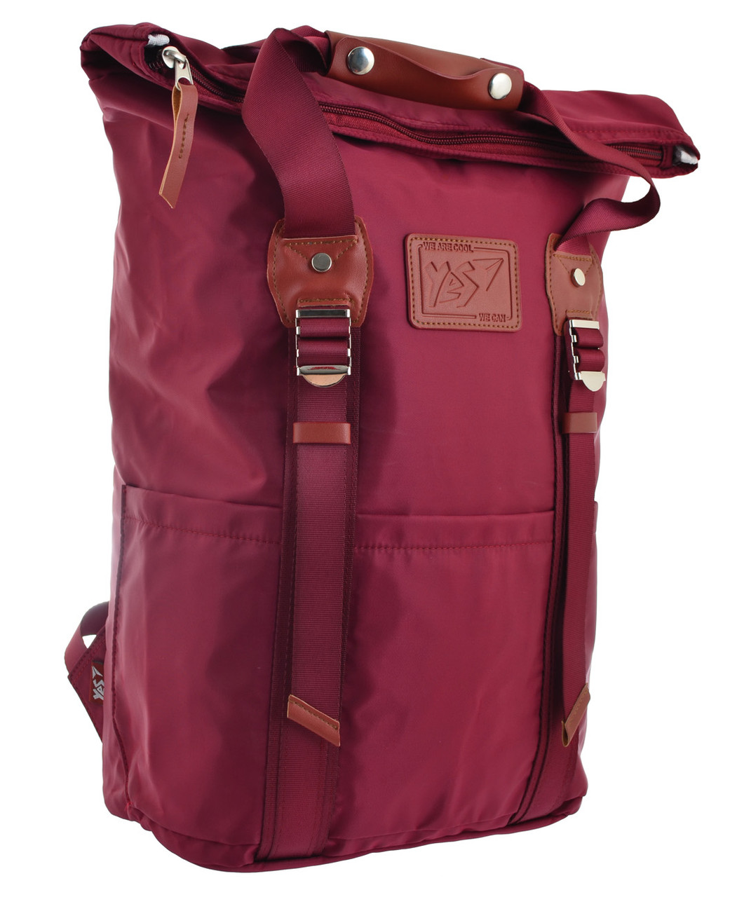 

Рюкзак міський YES Roll-top T-58 Bright Rose 14 л Бордовий 557255, КОД: 1252094, Бордовый