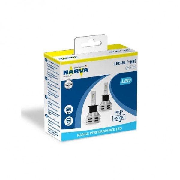 

Лампы светодиодные Narva RPL Range Performance 18058 H3 12/24v 6500K X2 24W
