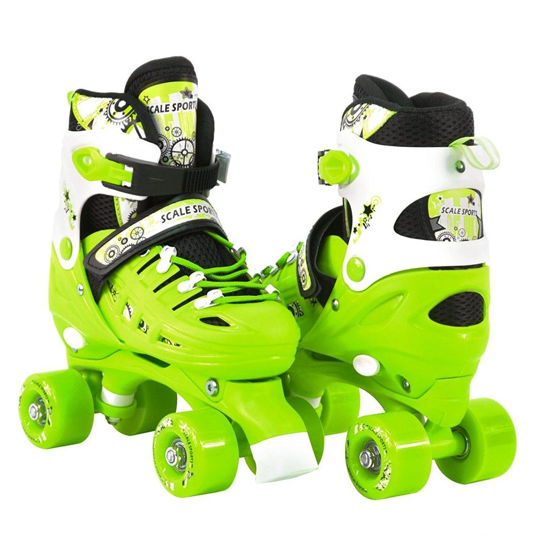 

Раздвижные ролики квады Scale Sports Green размер 34-38 224737370-M, КОД: 1577679