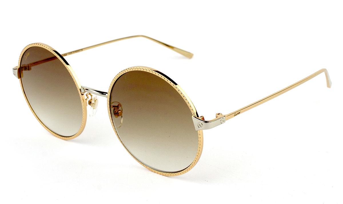 

Солнцезащитные очки Cartier CT0128S C05, Золотистый