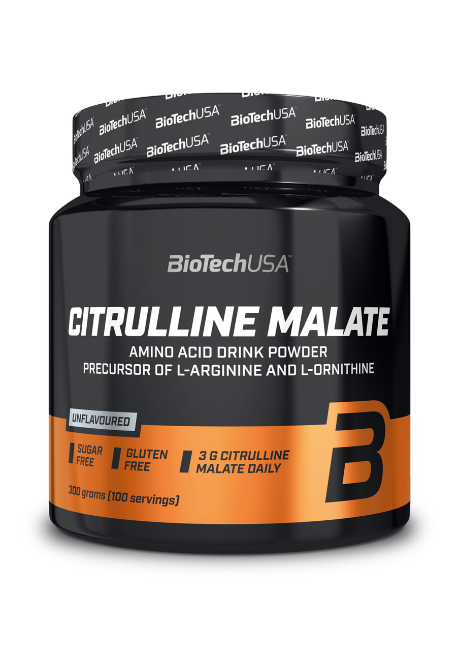 

Л-Цитруллин малат BioTech Citrulline Malate (300 г) биотеч unflavored