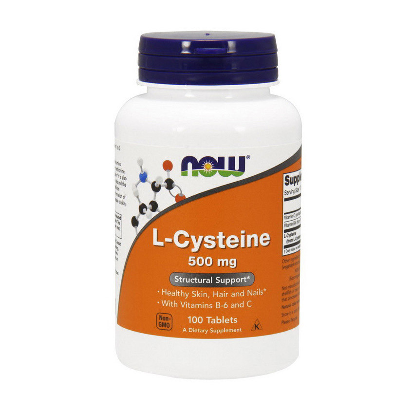 

L-цистеин Now Foods L-Cysteine 500 mg (100 таб) нау фудс