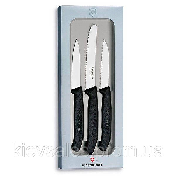 

Набор кухонных овощных ножей Victorinox Swiss Classic Paring Set 3 шт Черный 6.7113.3G, КОД: 1709176