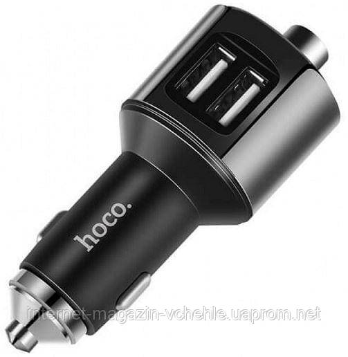 

АЗУ Hoco E19 Bluetooth FM Launcher (2USB 2.4А) (Черный / Серый) 683144