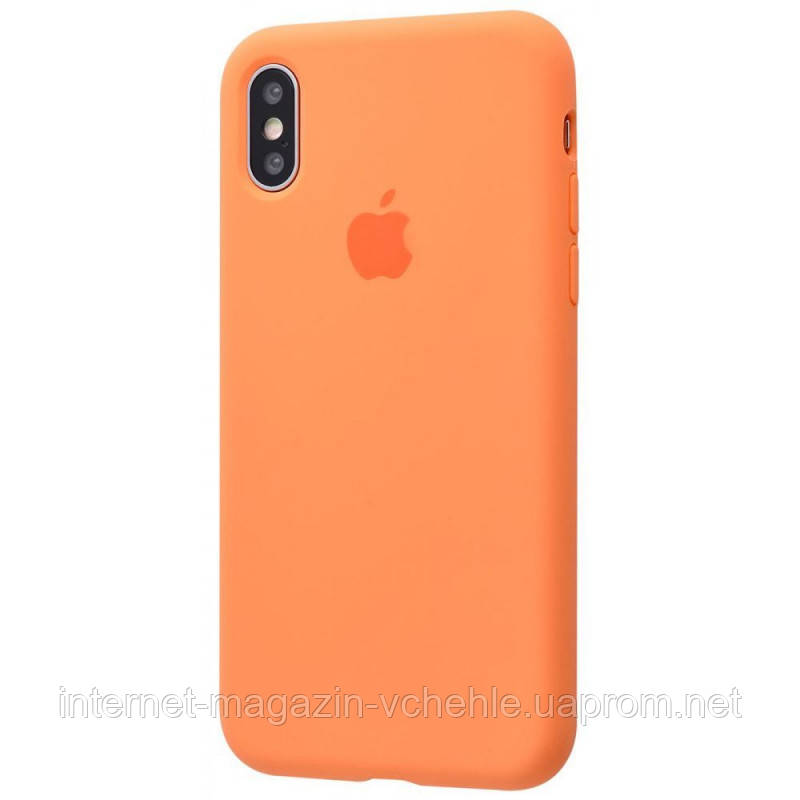 

Чехол Silicone Case Slim Full Protective для Apple iPhone XS Max (6.5") (Оранжевый / Orange) 713178